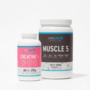 Product image of Creatine 1 and Muscle 5.